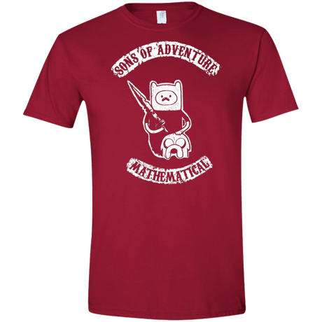 T-Shirts Cardinal Red / S Sons of Adventure Men's Semi-Fitted Softstyle
