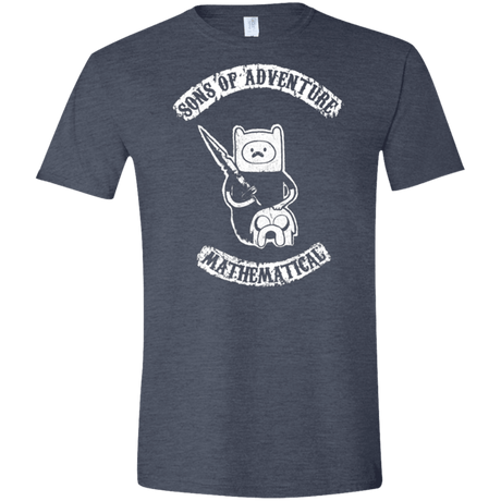 T-Shirts Heather Navy / S Sons of Adventure Men's Semi-Fitted Softstyle
