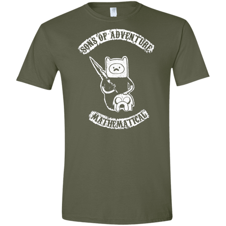 T-Shirts Military Green / S Sons of Adventure Men's Semi-Fitted Softstyle