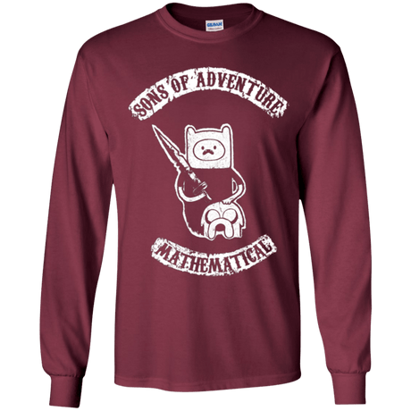 T-Shirts Maroon / YS Sons of Adventure Youth Long Sleeve T-Shirt
