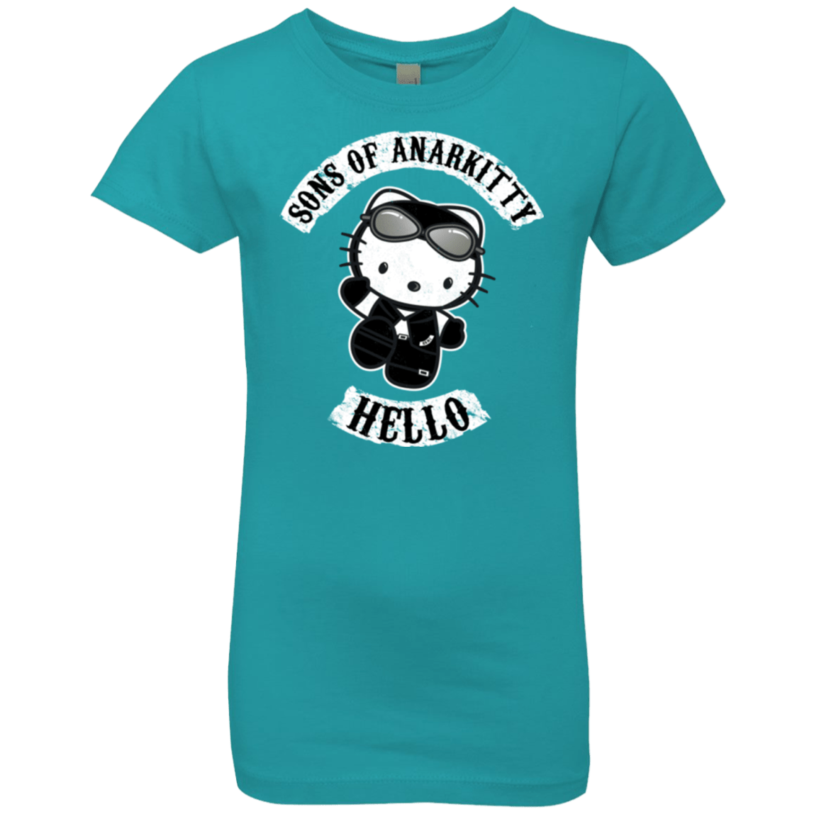 T-Shirts Tahiti Blue / YXS Sons of Anarkitty Girls Premium T-Shirt