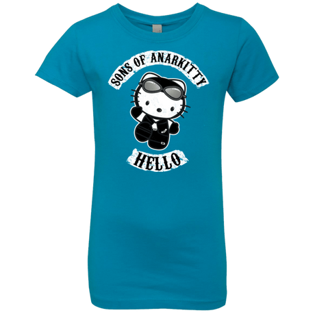 T-Shirts Turquoise / YXS Sons of Anarkitty Girls Premium T-Shirt