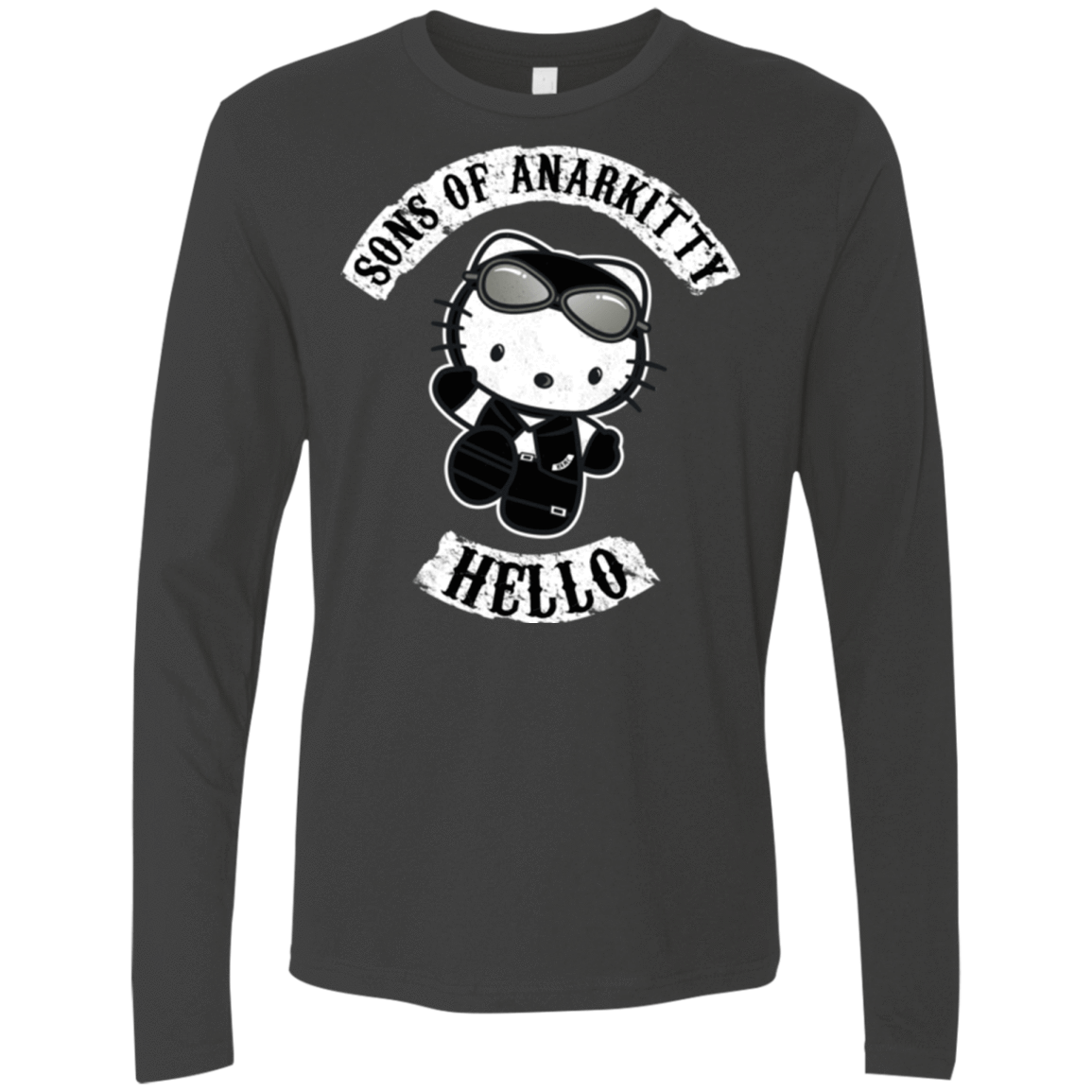 T-Shirts Heavy Metal / Small Sons of Anarkitty Men's Premium Long Sleeve