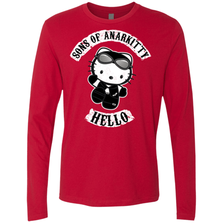 T-Shirts Red / Small Sons of Anarkitty Men's Premium Long Sleeve