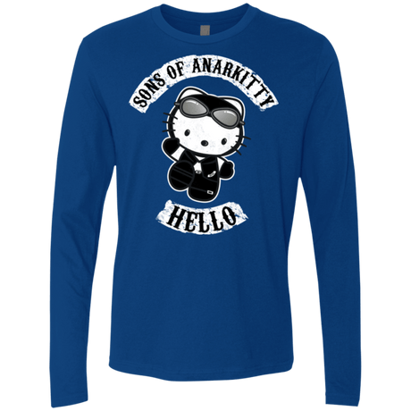 T-Shirts Royal / Small Sons of Anarkitty Men's Premium Long Sleeve