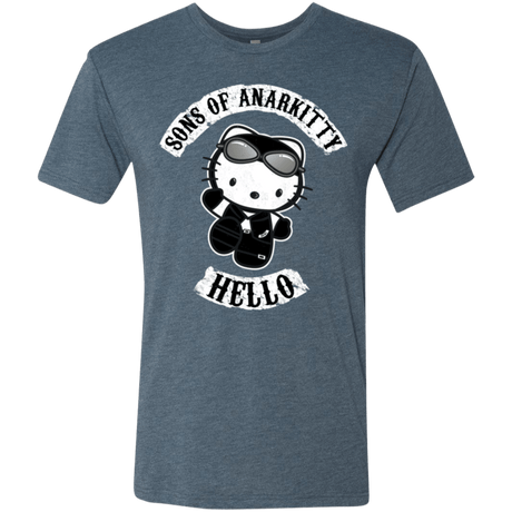 T-Shirts Indigo / Small Sons of Anarkitty Men's Triblend T-Shirt