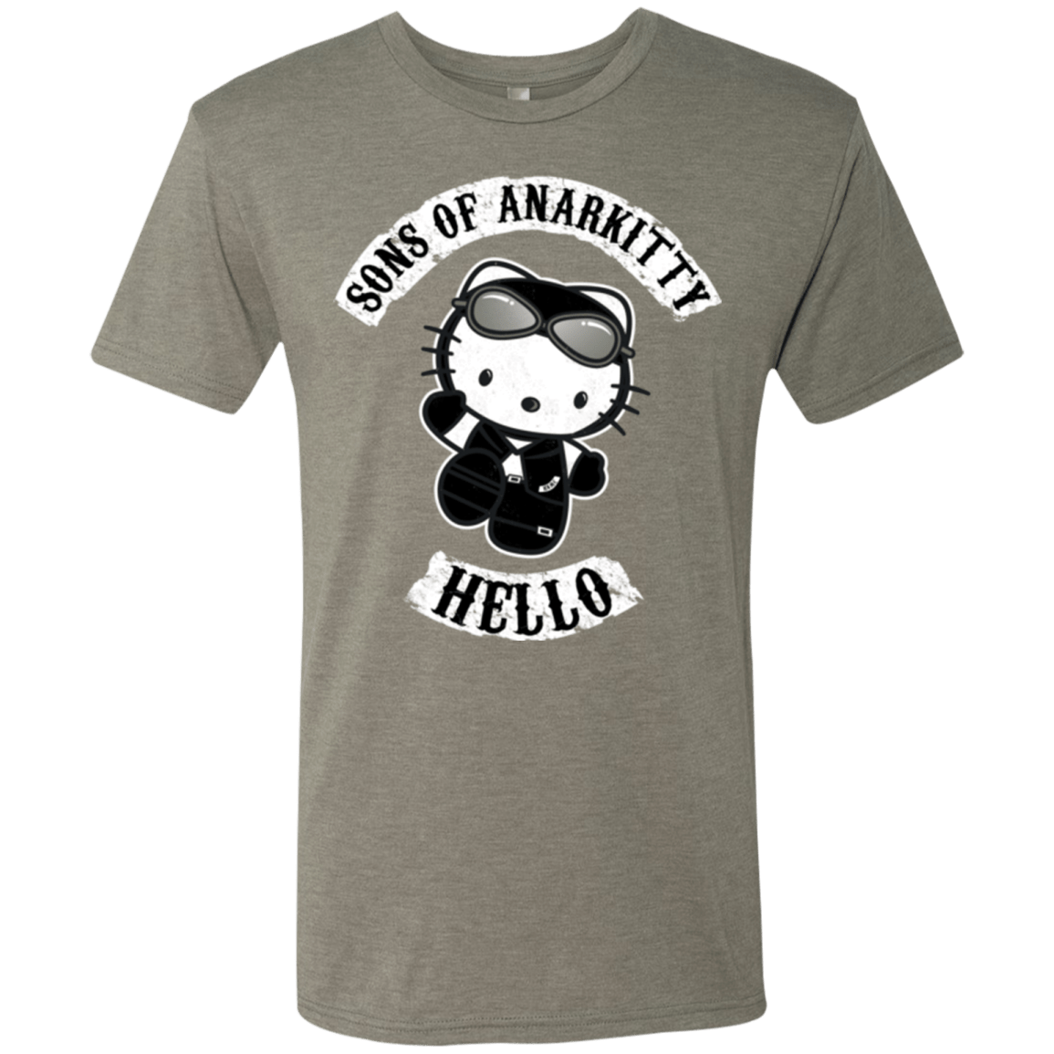 T-Shirts Venetian Grey / Small Sons of Anarkitty Men's Triblend T-Shirt