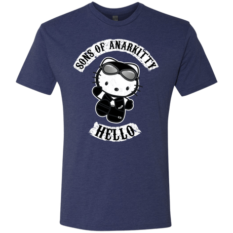 T-Shirts Vintage Navy / Small Sons of Anarkitty Men's Triblend T-Shirt