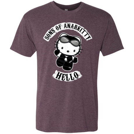 T-Shirts Vintage Purple / Small Sons of Anarkitty Men's Triblend T-Shirt