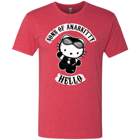 T-Shirts Vintage Red / Small Sons of Anarkitty Men's Triblend T-Shirt