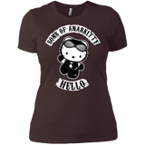 T-Shirts Dark Chocolate / X-Small Sons of Anarkitty Women's Premium T-Shirt