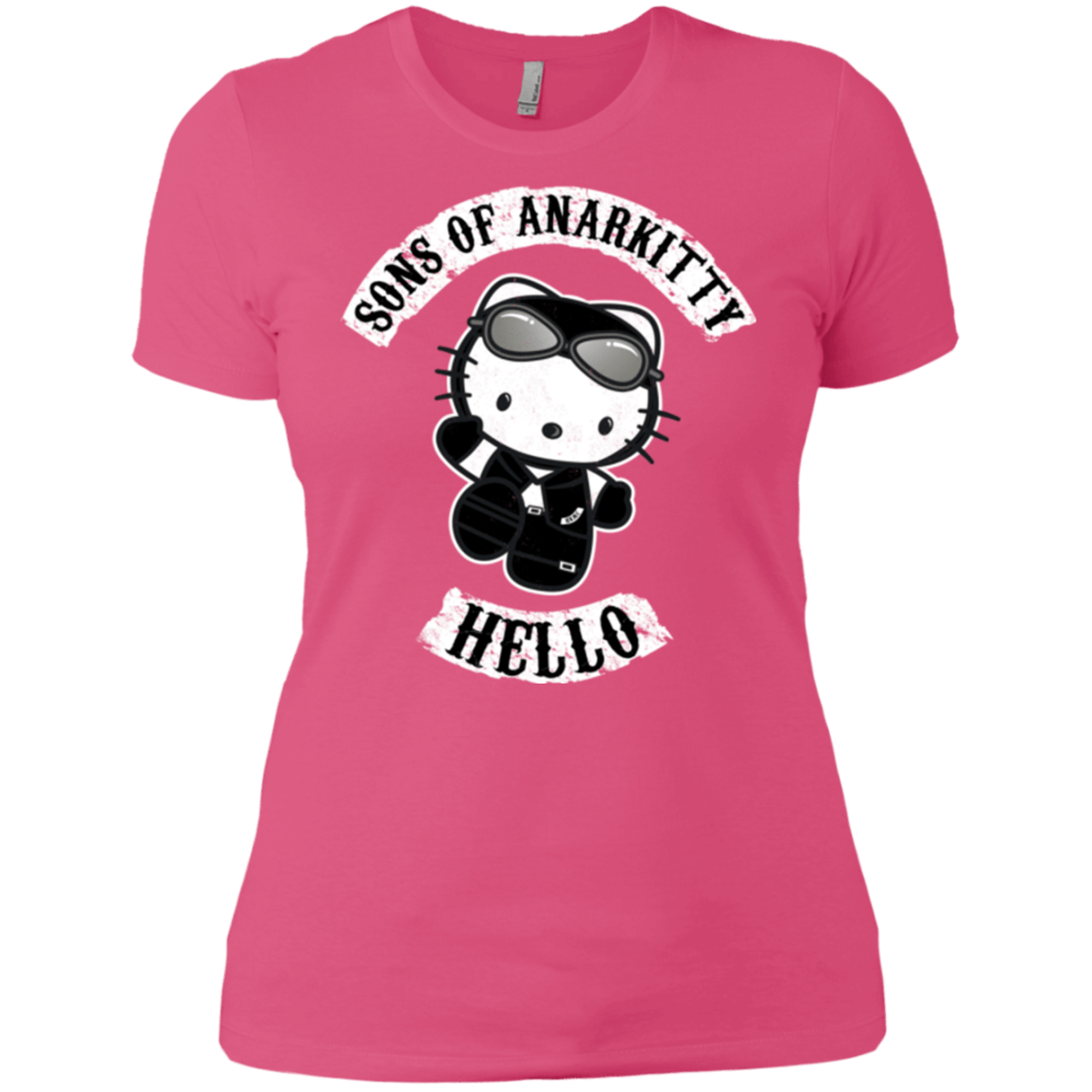 T-Shirts Hot Pink / X-Small Sons of Anarkitty Women's Premium T-Shirt