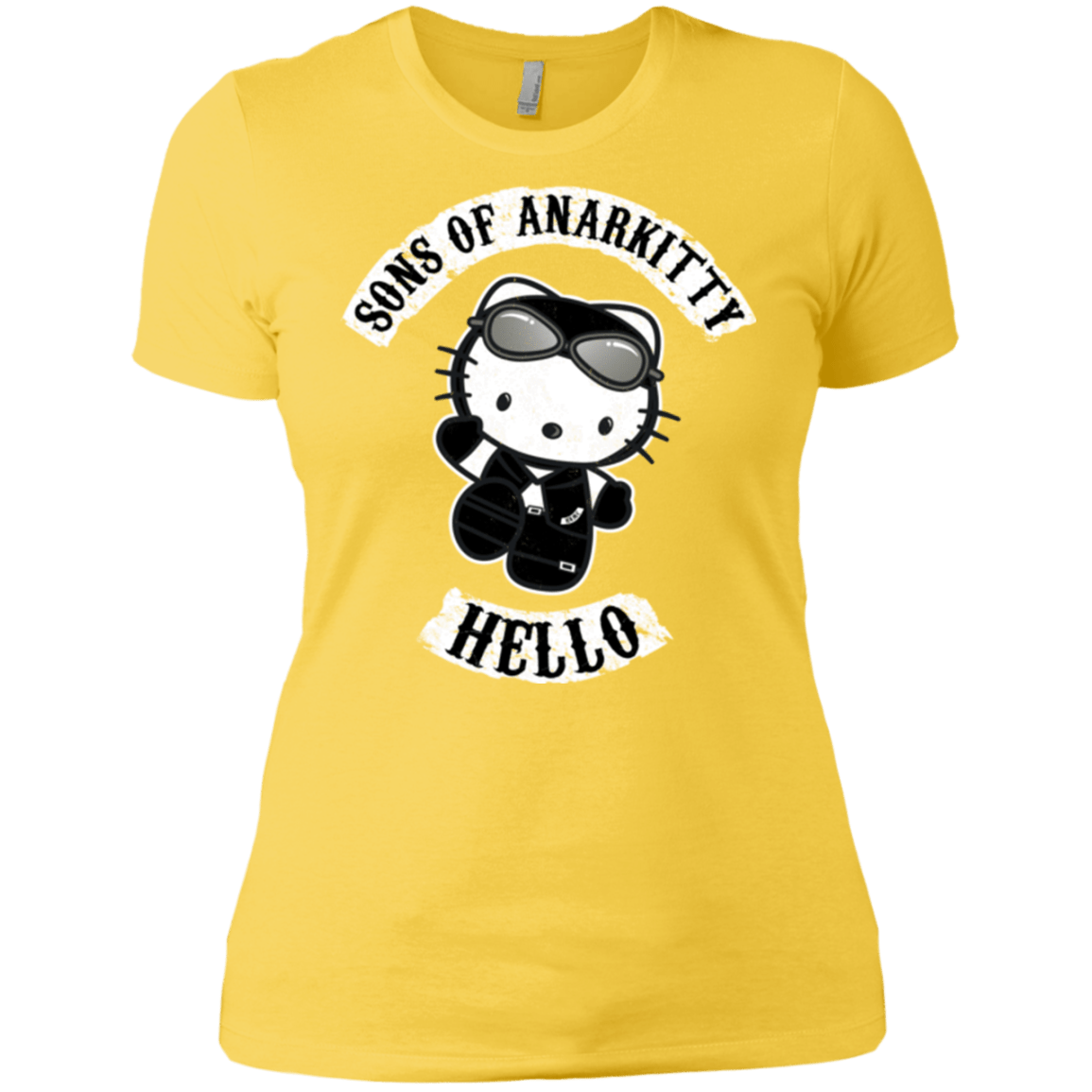 T-Shirts Vibrant Yellow / X-Small Sons of Anarkitty Women's Premium T-Shirt