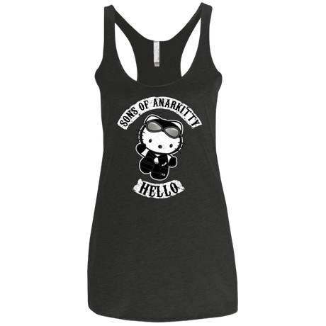 T-Shirts Vintage Black / X-Small Sons of Anarkitty Women's Triblend Racerback Tank