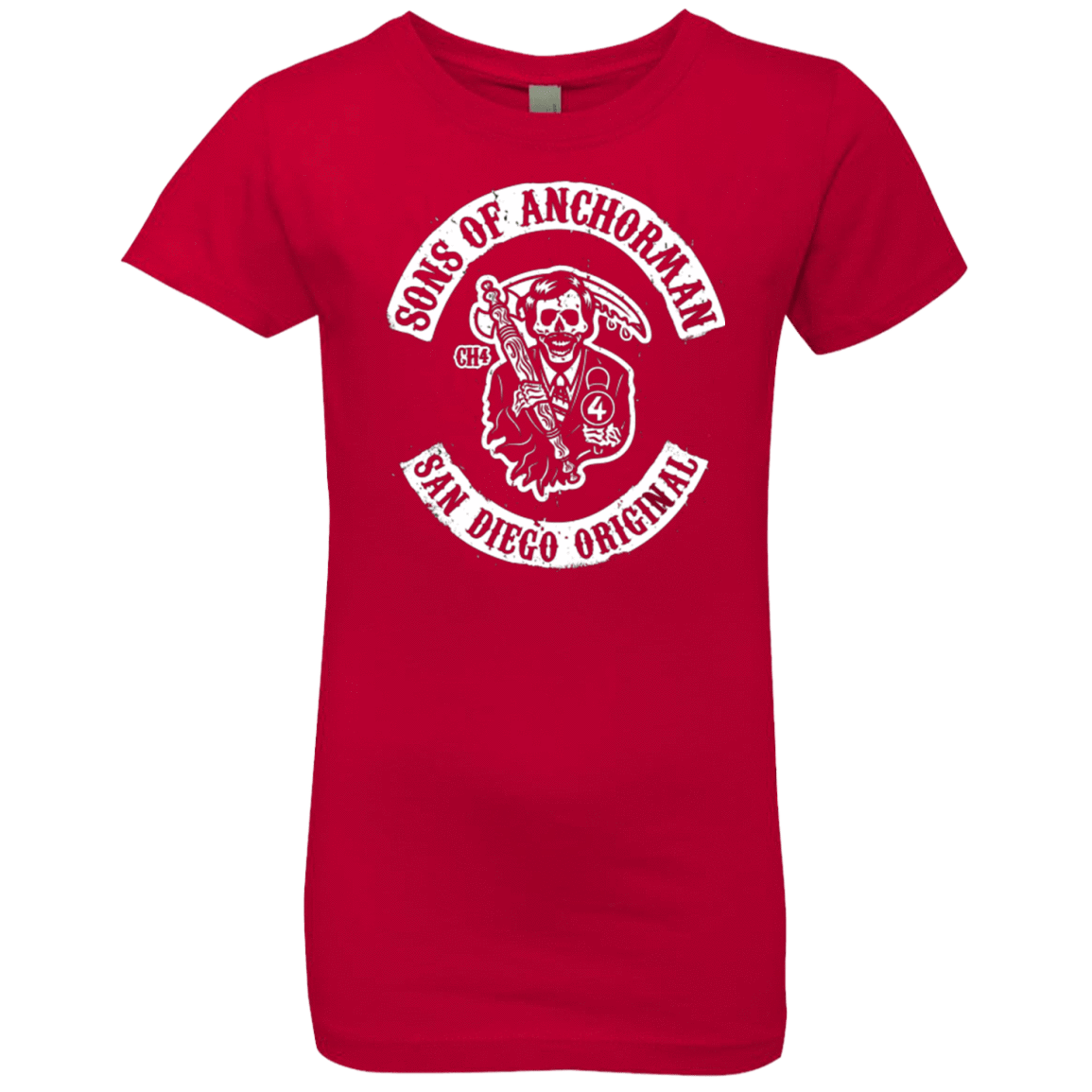 T-Shirts Red / YXS Sons of Anchorman Girls Premium T-Shirt