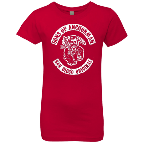 T-Shirts Red / YXS Sons of Anchorman Girls Premium T-Shirt
