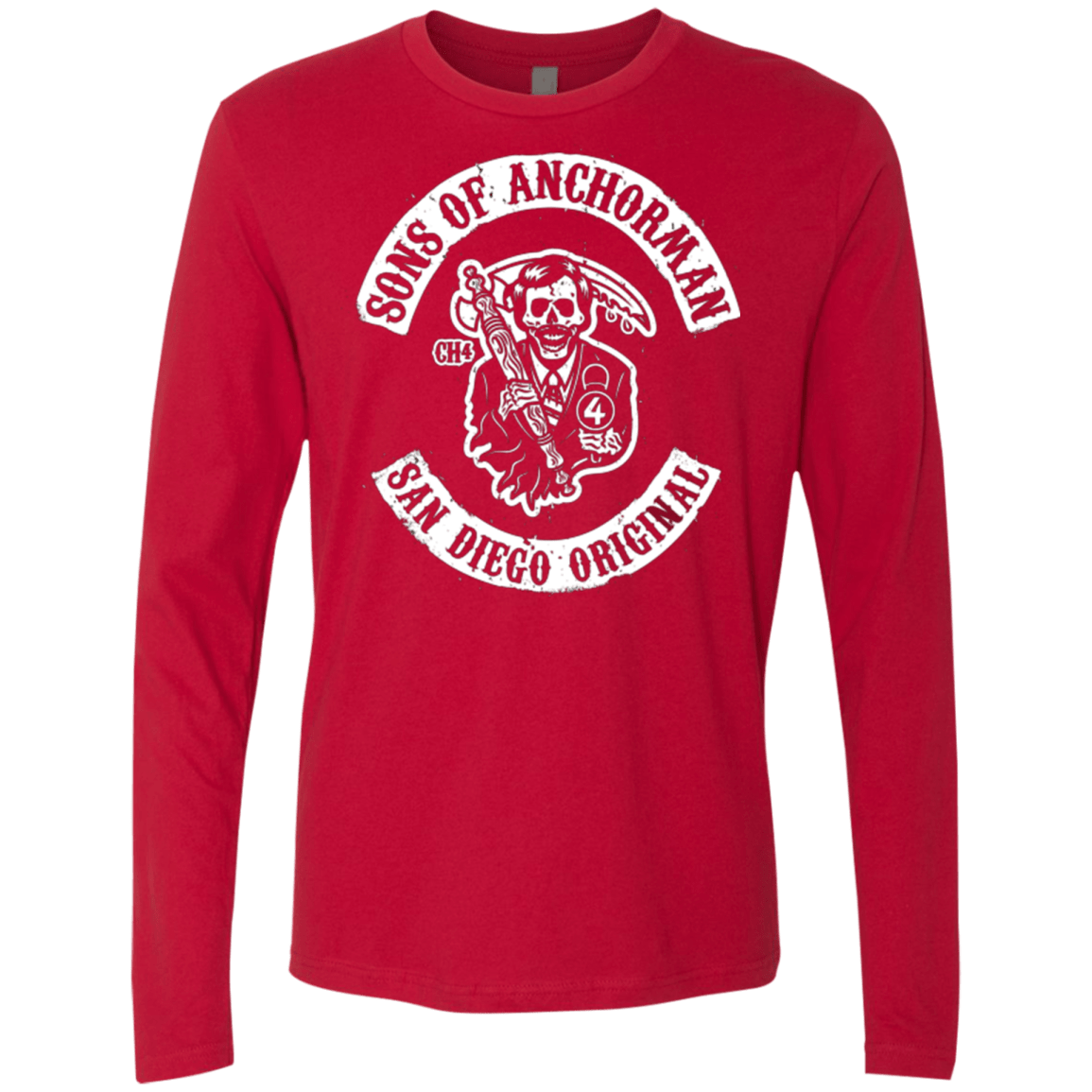 T-Shirts Red / Small Sons of Anchorman Men's Premium Long Sleeve