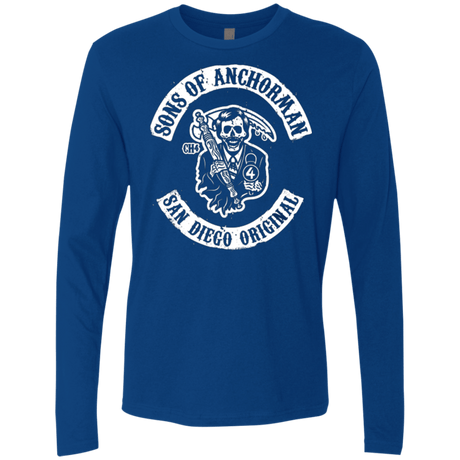 T-Shirts Royal / Small Sons of Anchorman Men's Premium Long Sleeve