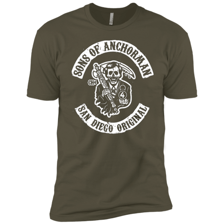 T-Shirts Military Green / X-Small Sons of Anchorman Men's Premium T-Shirt