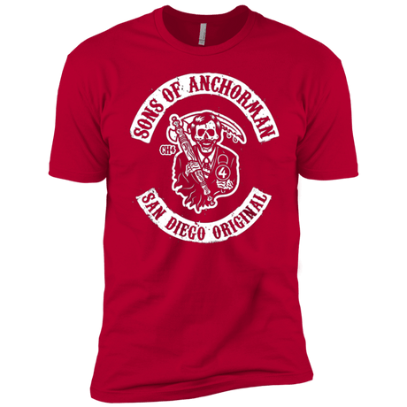 T-Shirts Red / X-Small Sons of Anchorman Men's Premium T-Shirt