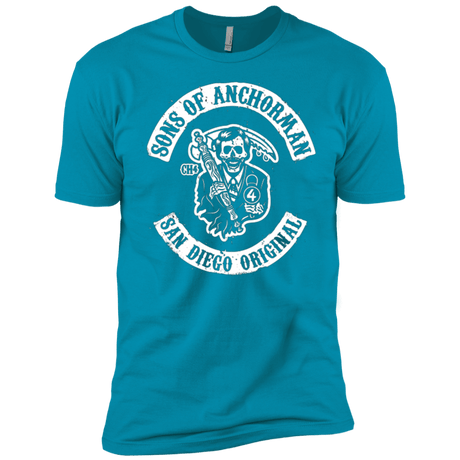 T-Shirts Turquoise / X-Small Sons of Anchorman Men's Premium T-Shirt