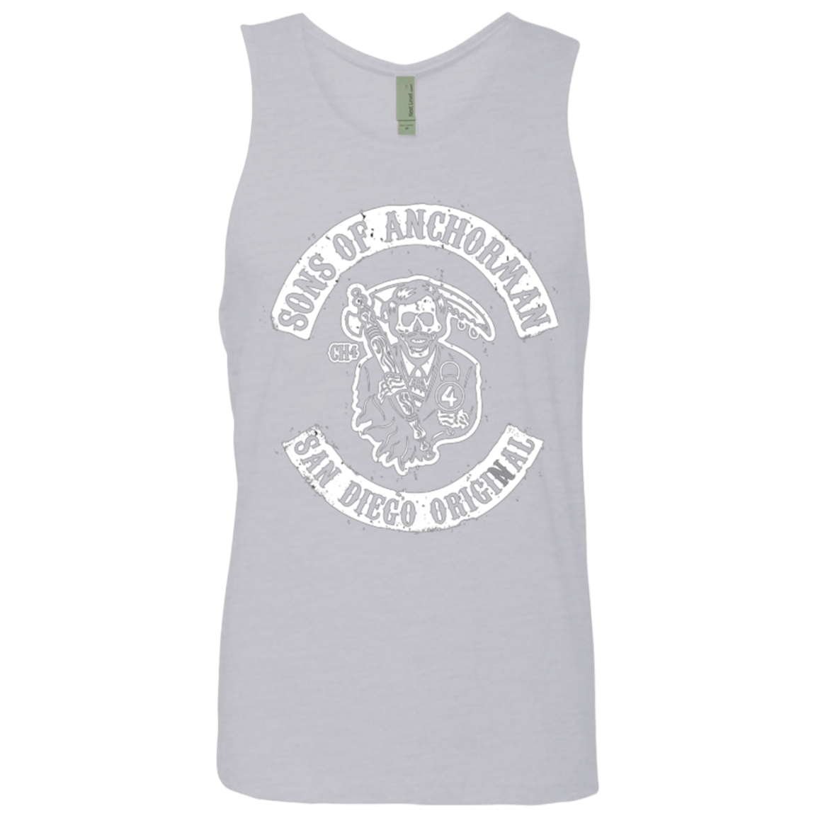 T-Shirts Heather Grey / Small Sons of Anchorman Men's Premium Tank Top