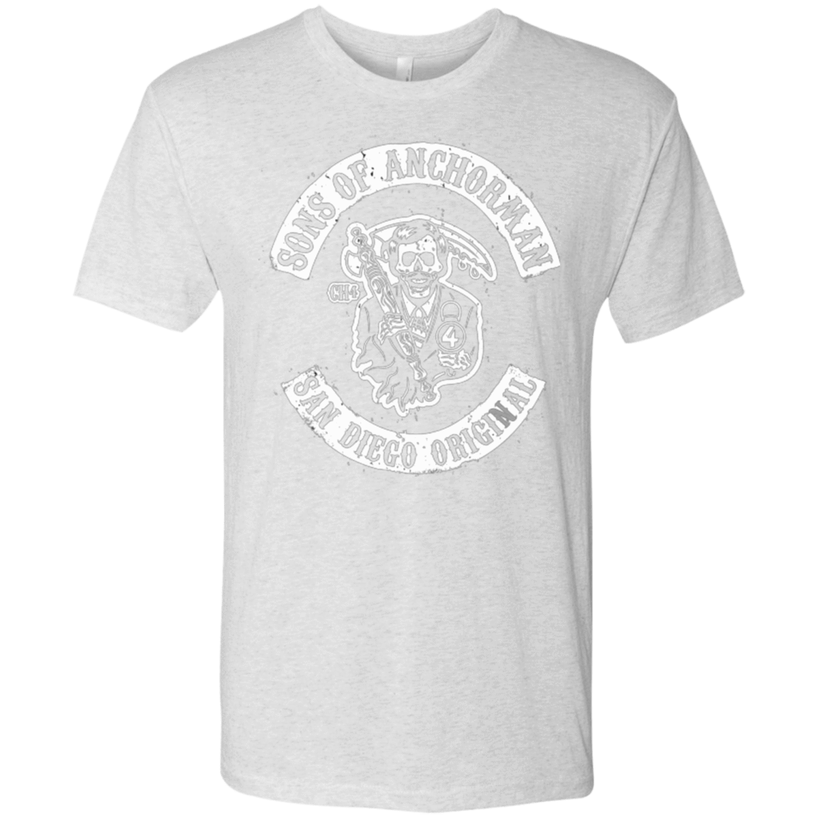 T-Shirts Heather White / Small Sons of Anchorman Men's Triblend T-Shirt