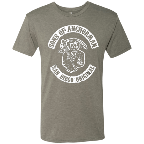 T-Shirts Venetian Grey / Small Sons of Anchorman Men's Triblend T-Shirt
