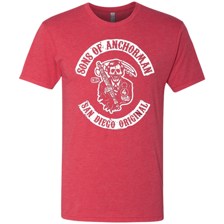 T-Shirts Vintage Red / Small Sons of Anchorman Men's Triblend T-Shirt