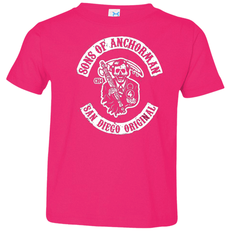 T-Shirts Hot Pink / 2T Sons of Anchorman Toddler Premium T-Shirt