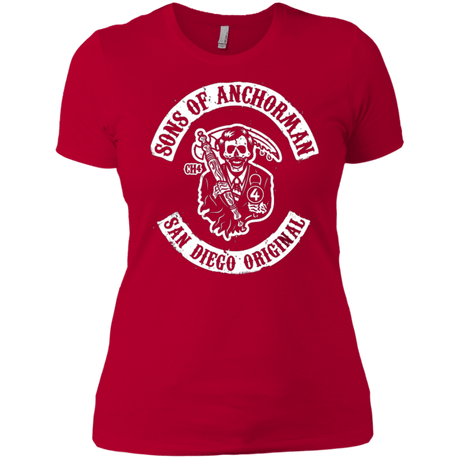 T-Shirts Red / X-Small Sons of Anchorman Women's Premium T-Shirt