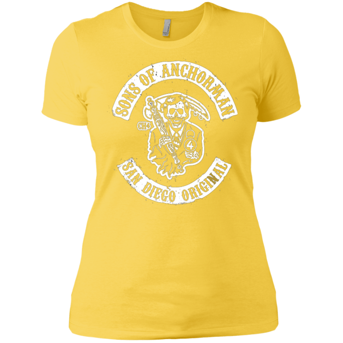 T-Shirts Vibrant Yellow / X-Small Sons of Anchorman Women's Premium T-Shirt