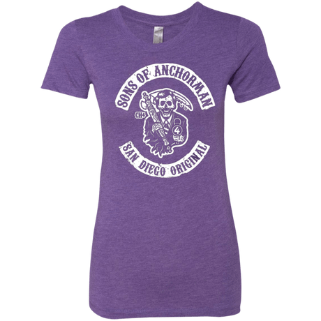 T-Shirts Purple Rush / Small Sons of Anchorman Women's Triblend T-Shirt