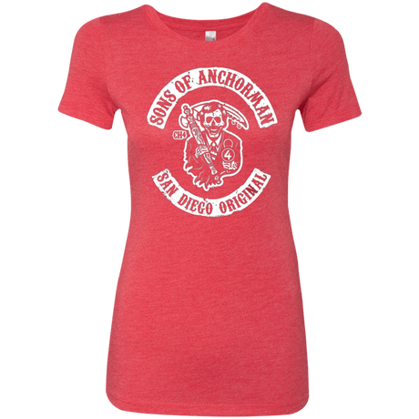 T-Shirts Vintage Red / Small Sons of Anchorman Women's Triblend T-Shirt