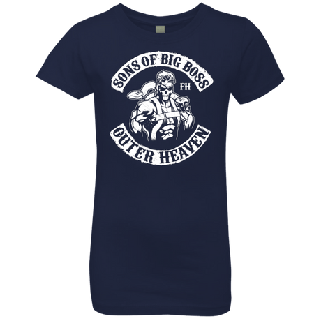 T-Shirts Midnight Navy / YXS SONS OF BIG BOSS Girls Premium T-Shirt