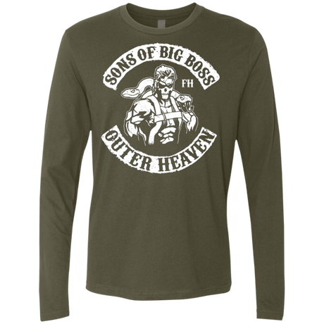 T-Shirts Military Green / Small SONS OF BIG BOSS Men's Premium Long Sleeve