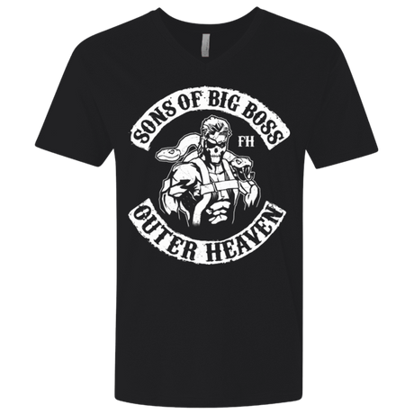 T-Shirts Black / X-Small SONS OF BIG BOSS Men's Premium V-Neck