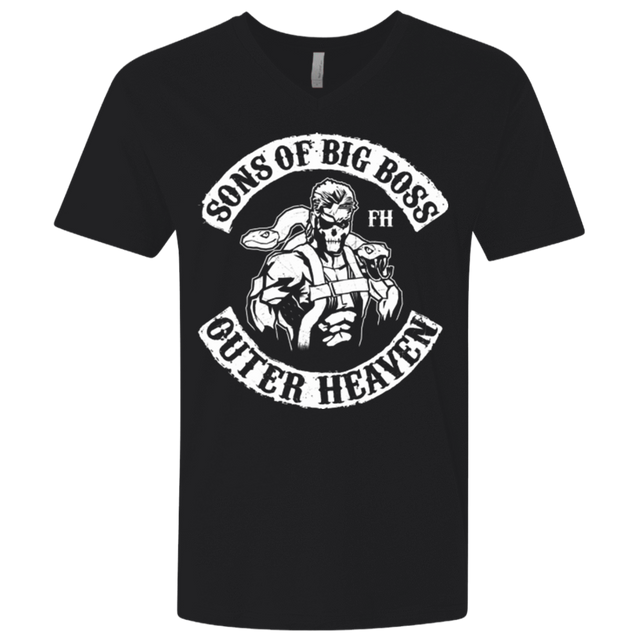 T-Shirts Black / X-Small SONS OF BIG BOSS Men's Premium V-Neck