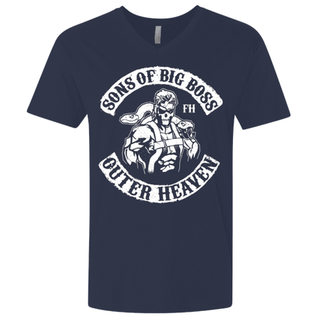T-Shirts Midnight Navy / X-Small SONS OF BIG BOSS Men's Premium V-Neck