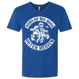 T-Shirts Royal / X-Small SONS OF BIG BOSS Men's Premium V-Neck