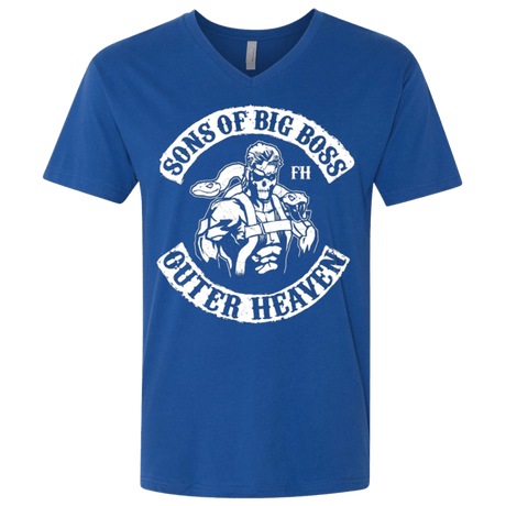 T-Shirts Royal / X-Small SONS OF BIG BOSS Men's Premium V-Neck