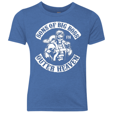 T-Shirts Vintage Royal / YXS SONS OF BIG BOSS Youth Triblend T-Shirt