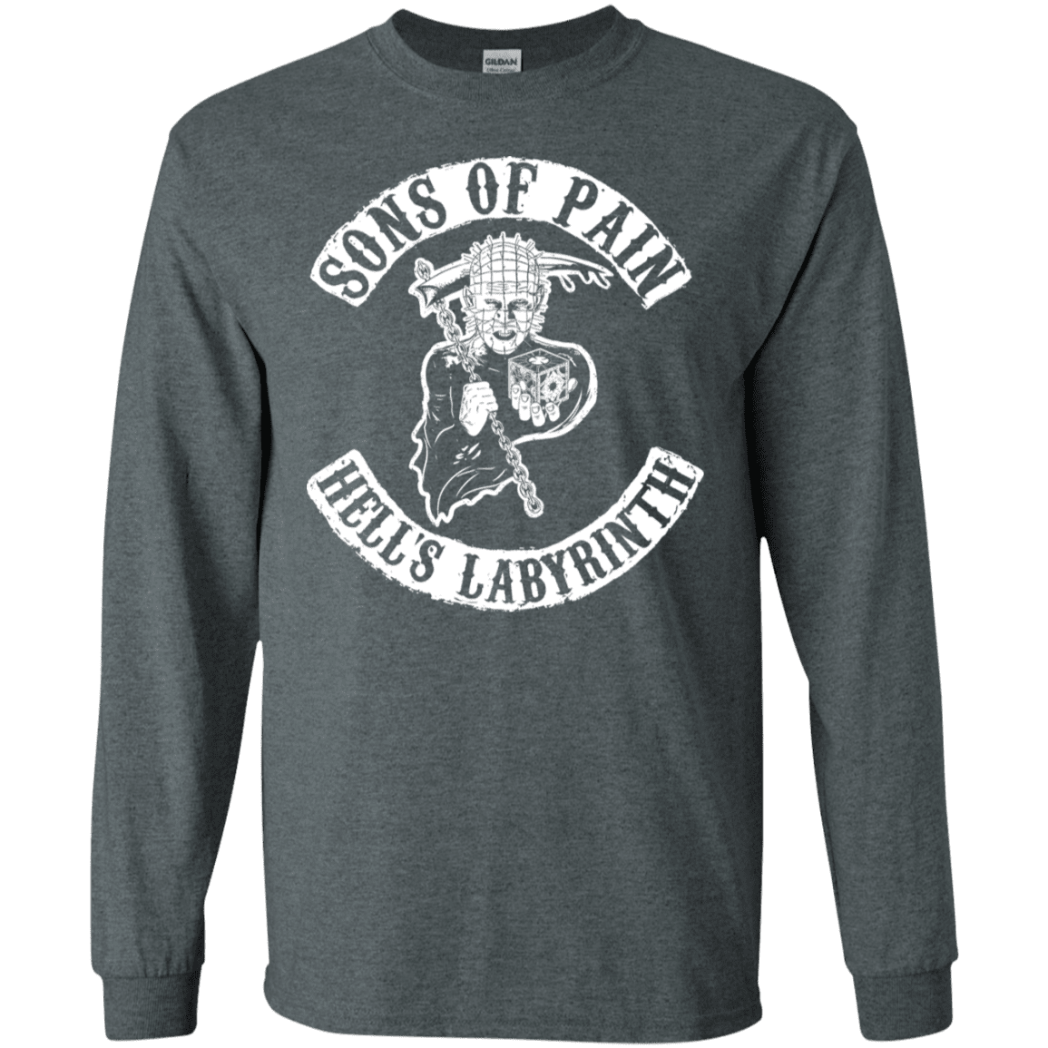 T-Shirts Dark Heather / S Sons of Pain Men's Long Sleeve T-Shirt