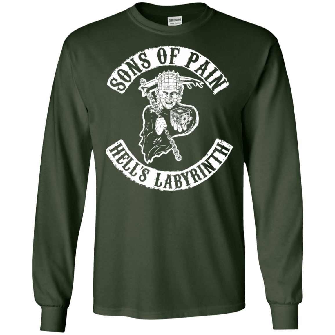 T-Shirts Forest Green / S Sons of Pain Men's Long Sleeve T-Shirt