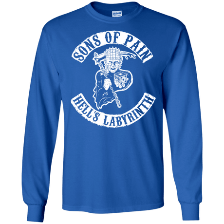 T-Shirts Royal / S Sons of Pain Men's Long Sleeve T-Shirt