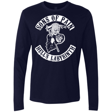 T-Shirts Midnight Navy / S Sons of Pain Men's Premium Long Sleeve