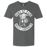 T-Shirts Heavy Metal / X-Small Sons of Pain Men's Premium V-Neck