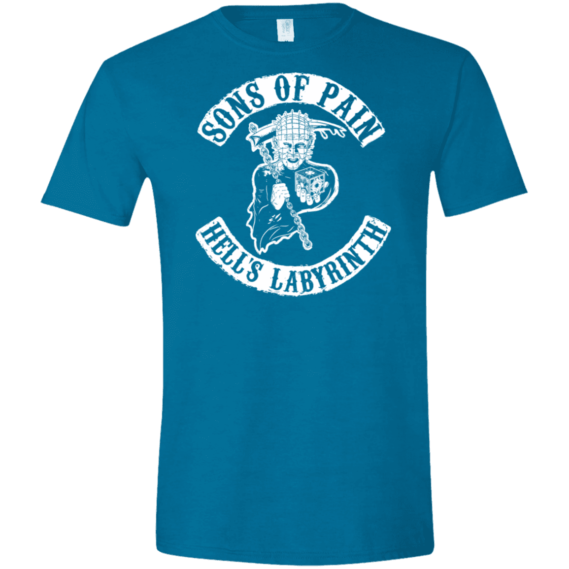 T-Shirts Antique Sapphire / S Sons of Pain Men's Semi-Fitted Softstyle