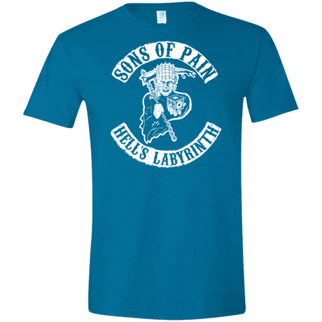 T-Shirts Antique Sapphire / S Sons of Pain Men's Semi-Fitted Softstyle