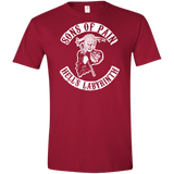 T-Shirts Cardinal Red / S Sons of Pain Men's Semi-Fitted Softstyle